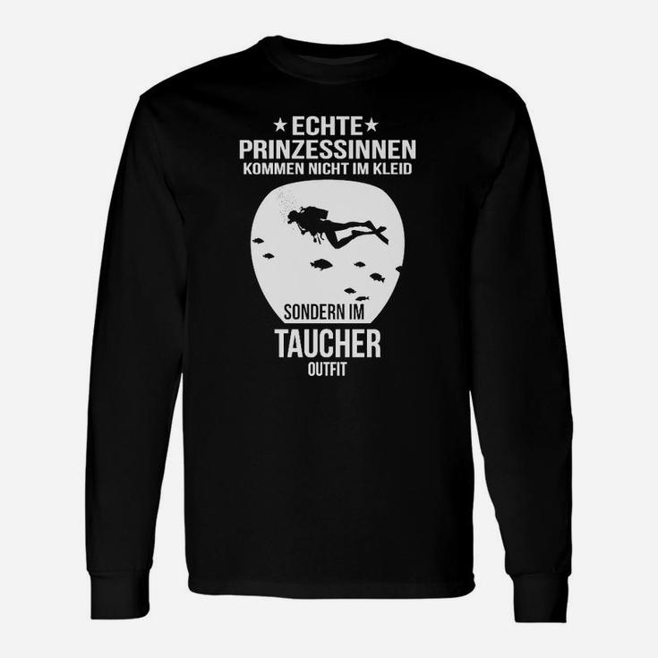 Prinzessin Tauchen Taucher Langarmshirts