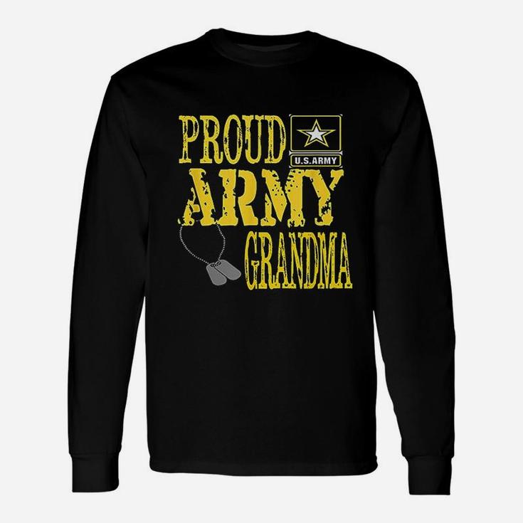 Proud Army Grandma Military Pride Long Sleeve T-Shirt
