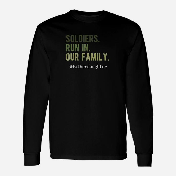 Proud Army Shirts Veteran Dad Soldier Daughter Long Sleeve T-Shirt