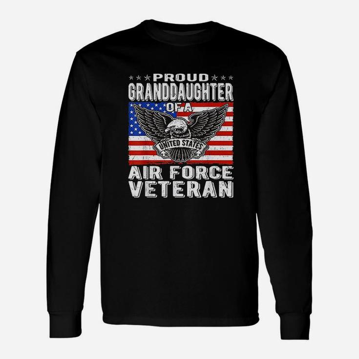 Proud Granddaughter Of A Us Air Force Veteran Long Sleeve T-Shirt