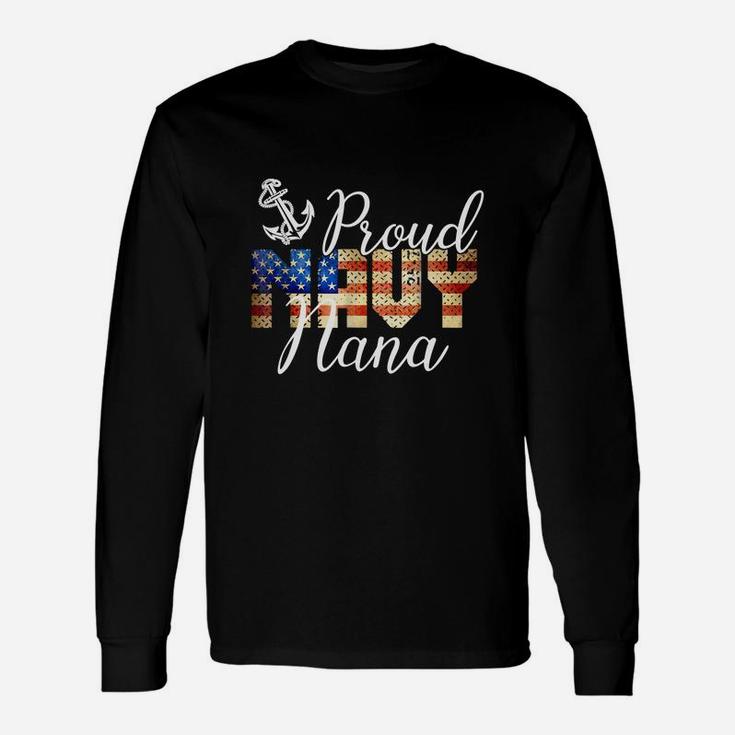 Proud Navy Nana Long Sleeve T-Shirt