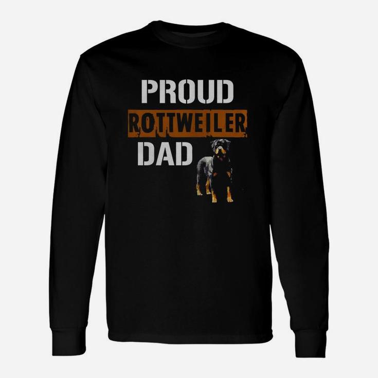 Proud Rottweiler Dad Long Sleeve T-Shirt