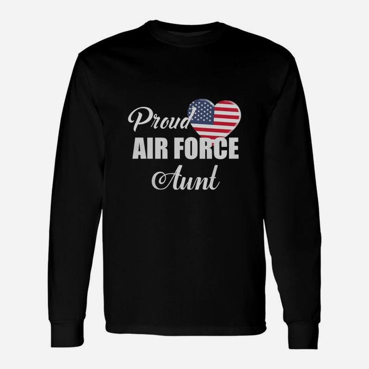 Proud Us Air Force Aunt T-shirt Long Sleeve T-Shirt