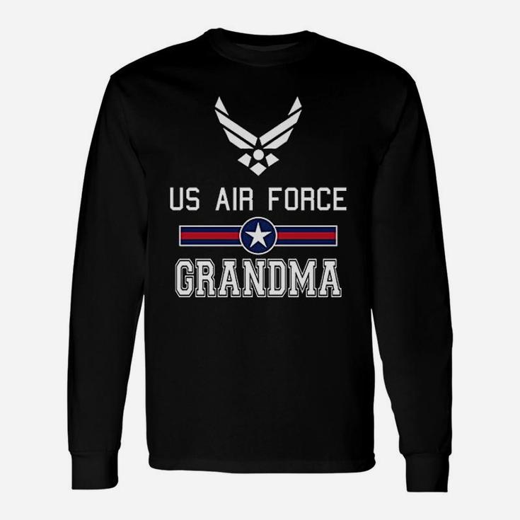 Proud Us Air Force Grandma Military Long Sleeve T-Shirt