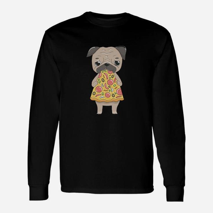 Pug Pizzas Long Sleeve T-Shirt