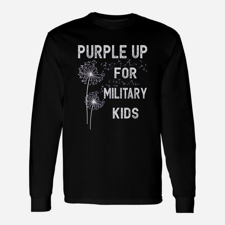 Purple Up For Military Long Sleeve T-Shirt