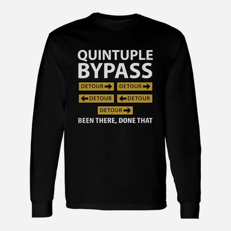 Quintuple Bypass Open Heart Surgery T-shirt Long Sleeve T-Shirt