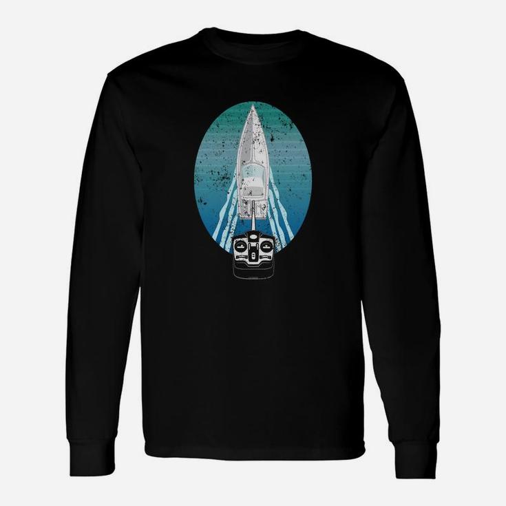 Radio Controlled Motor Boat Rc Remote Control Toy Shirt Vintage Sport T-shirt Long Sleeve T-Shirt