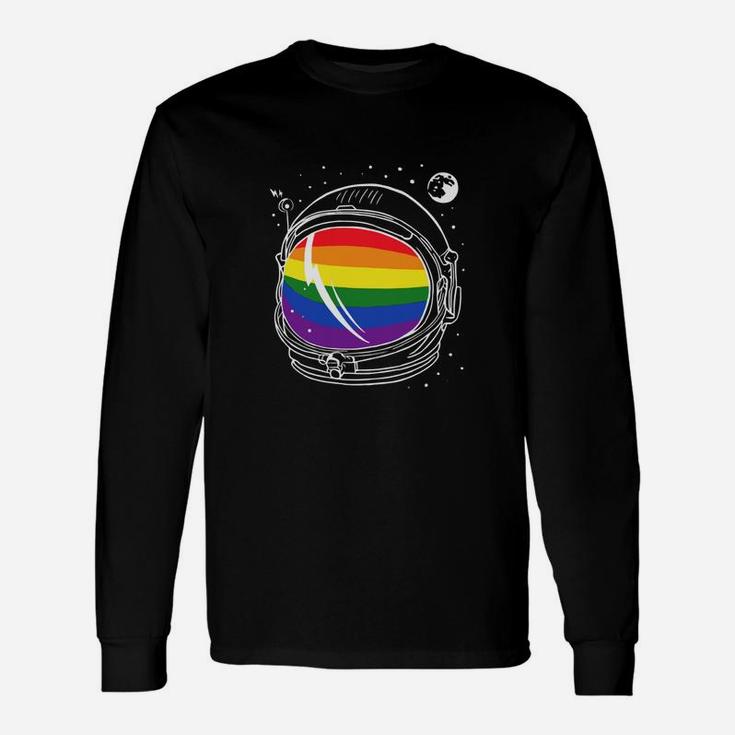 Rainbow Pride Space Force Long Sleeve T-Shirt