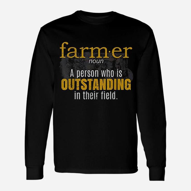 Ranch Farmland Farmer Farming Farm Owner Tractor Lover Long Sleeve T-Shirt
