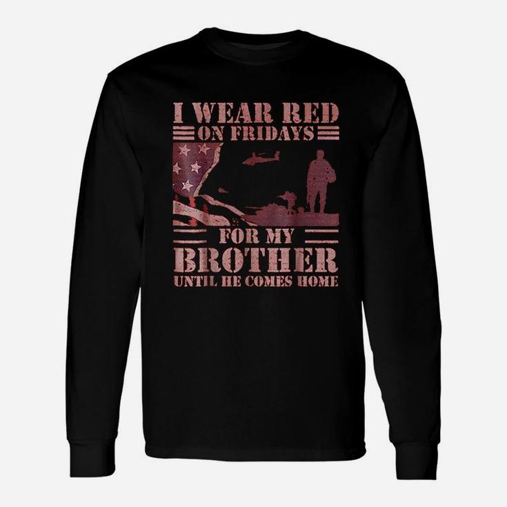 Red Friday Brother Remember Everyone Deployed Long Sleeve T-Shirt