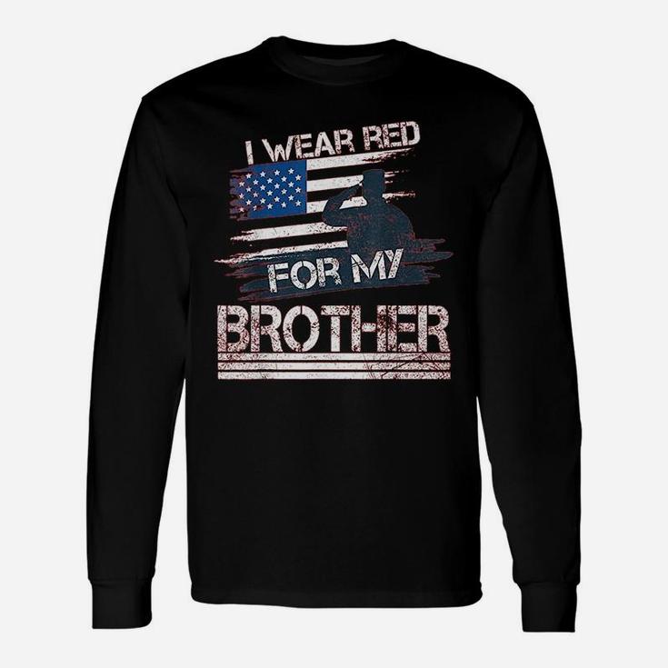 Red Friday Military For Brother Long Sleeve T-Shirt