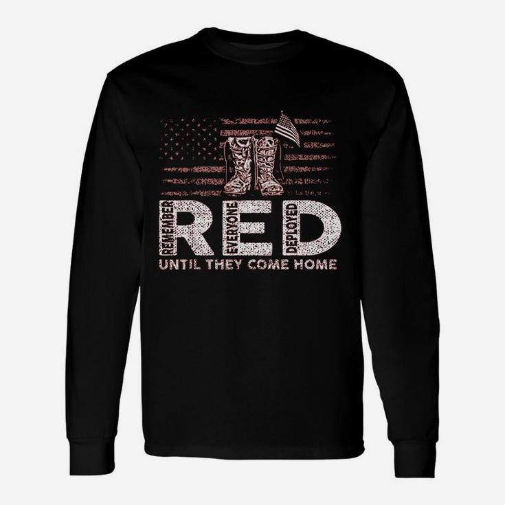 Red Friday Military Long Sleeve T-Shirt