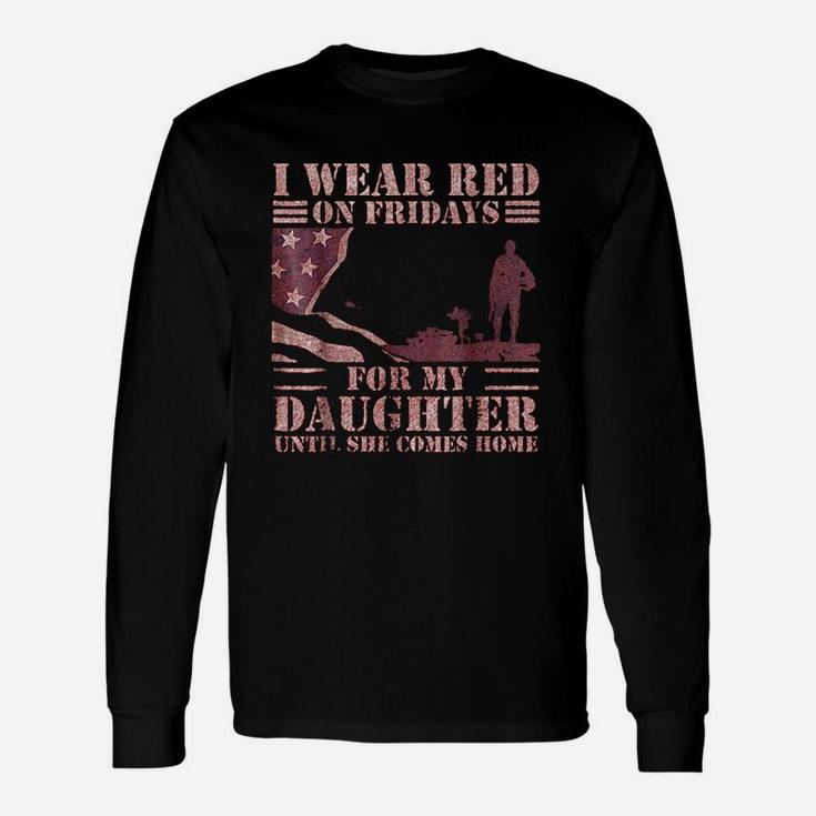 Red Friday Remember Everyone Deployed Daughter Long Sleeve T-Shirt
