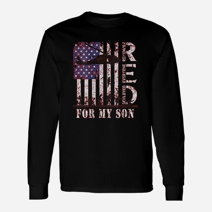 Red Friday For My Son Us Flag Army Long Sleeve T-Shirt