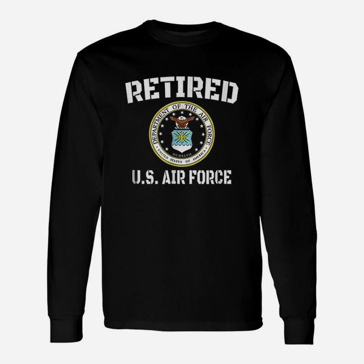 Retired Us Air Force Veteran Long Sleeve T-Shirt