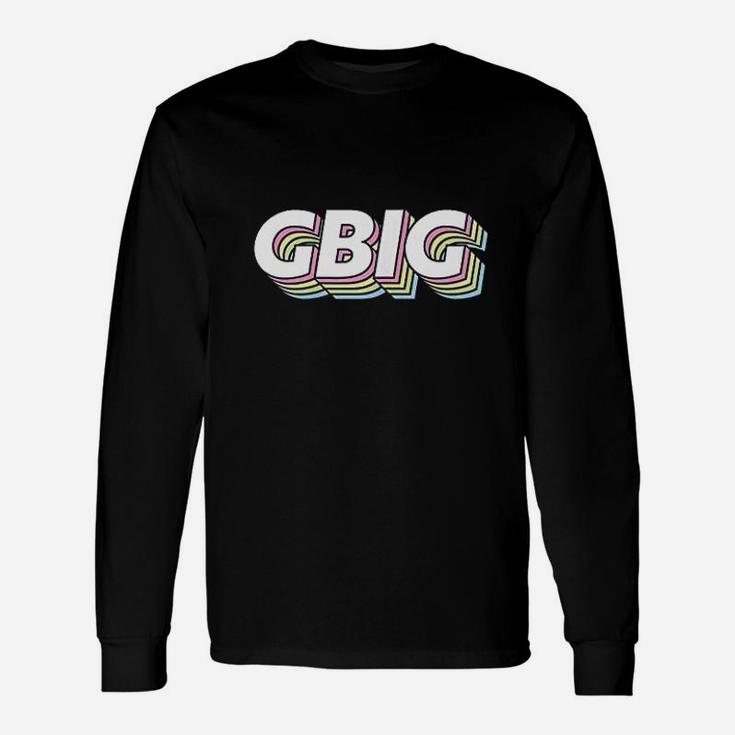 Retro Gbig Reveal Sorority Little Sister Big Little Week Long Sleeve T-Shirt