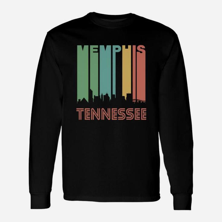 Retro Memphis Tennessee Long Sleeve T-Shirt