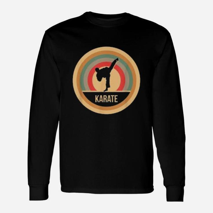 Retro Vintage Karate For Karateka Long Sleeve T-Shirt
