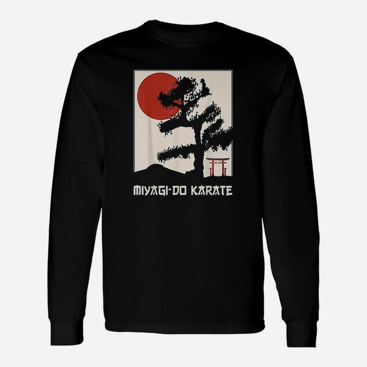 Retro Vintage Miyagi-do Karate Life Bonsai Tree Martial Arts Long Sleeve T-Shirt