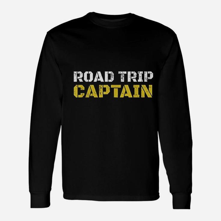 Road Trip Captain Rv Summer Camping Travel Long Sleeve T-Shirt