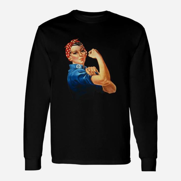 Rosie The Riveter Long Sleeve T-Shirt