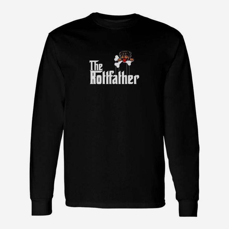 Rottfather How To Train Rottweilers Rottie Dad Long Sleeve T-Shirt