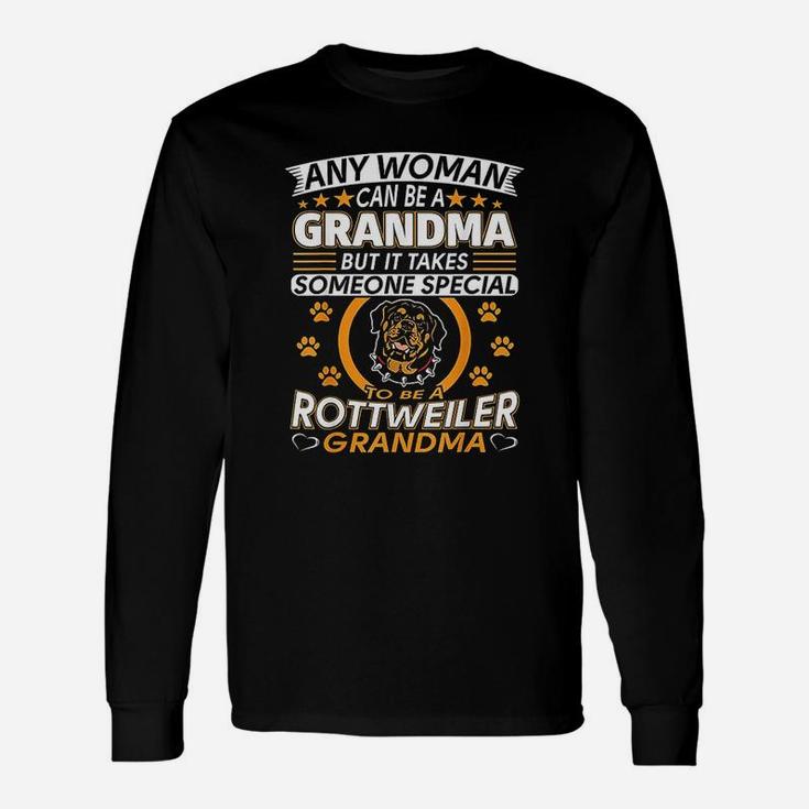 Rottweiler Lover Grandma Best Idea Rottweiler Grandma Long Sleeve T-Shirt