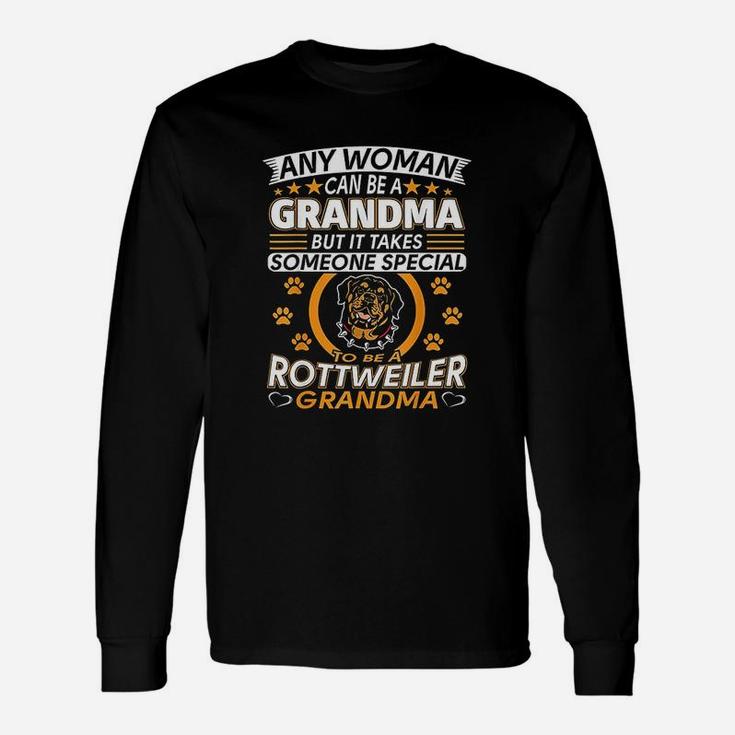 Rottweiler Lover Grandma Best Idea Rottweiler Grandma Long Sleeve T-Shirt