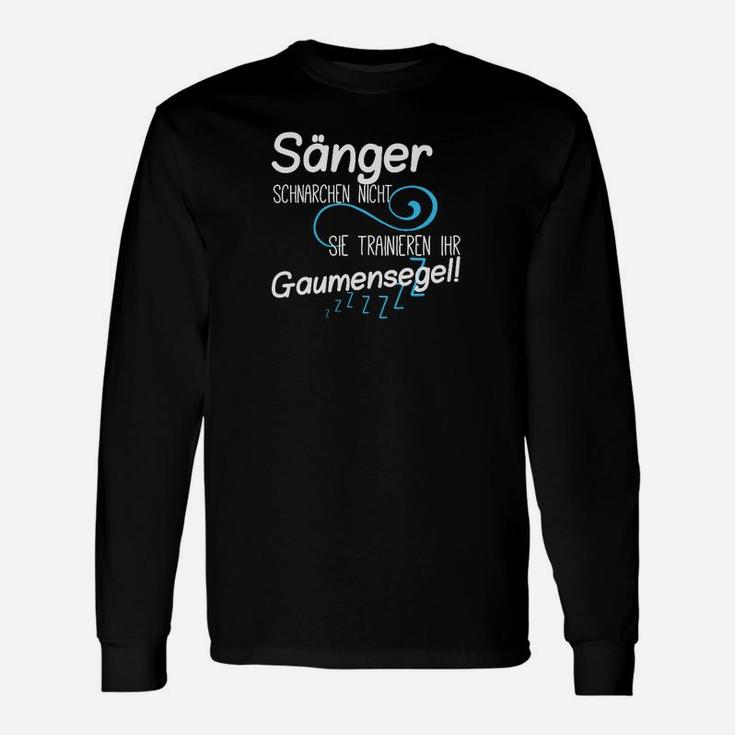 Sänger Schnarchen Nicht Langarmshirts - Gaumensegel Trainer für Musiker