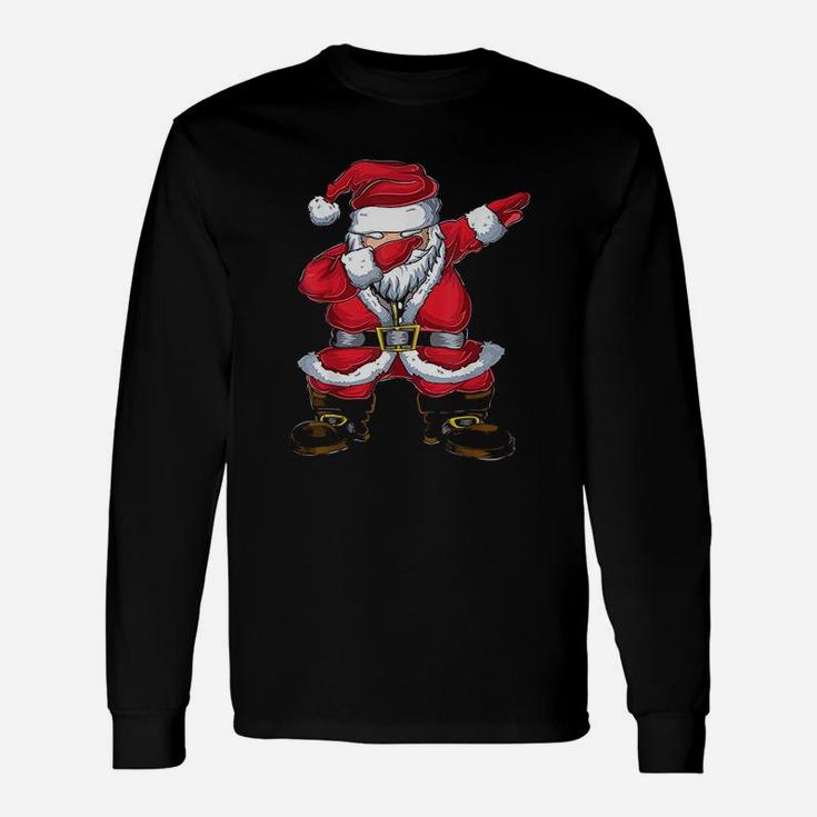 Santa Claus Dab Christmas Xmas Dabbing Santa Long Sleeve T-Shirt