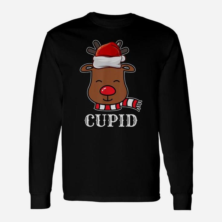 Santa Reindeer Cupid Xmas Group Costume Sweater Long Sleeve T-Shirt