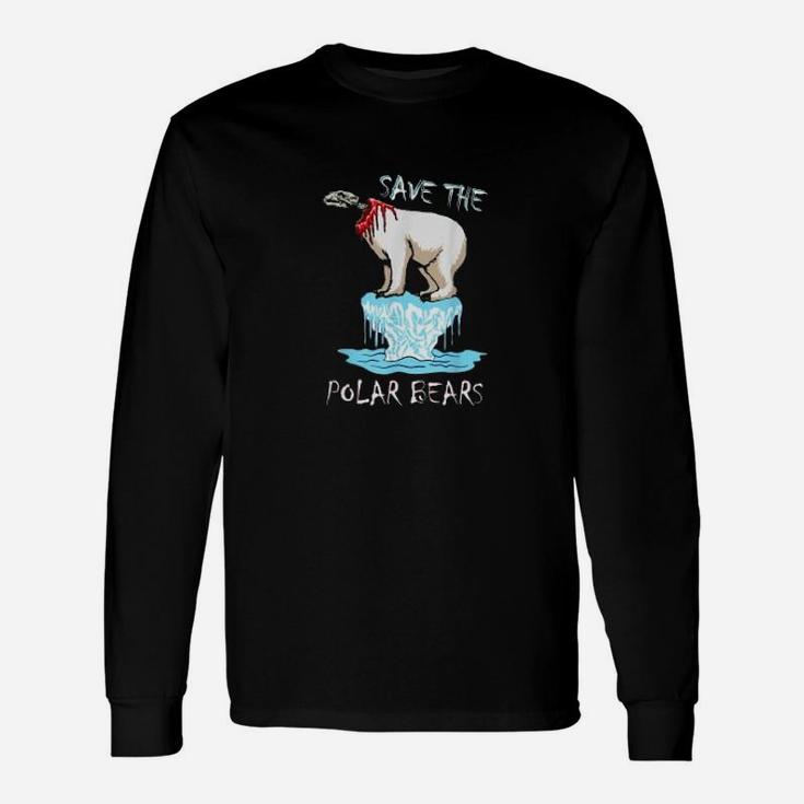 Unique White Father Of Polar Bears Lover E010487 Long Sleeve T