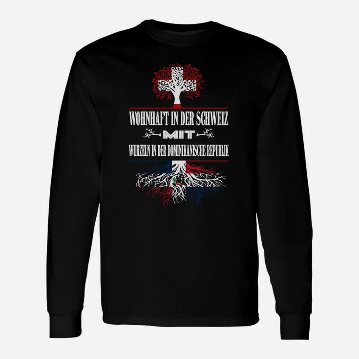 Schweizer Wurzeln und Stolz Langarmshirts, Patrioten Design Tee