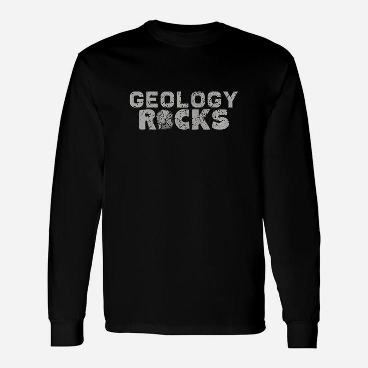 Science Geology Rocks Vintage Shirt Long Sleeve T-Shirt