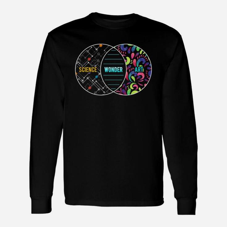 Science Wonder Art Overlapping Circles T-shirt Long Sleeve T-Shirt