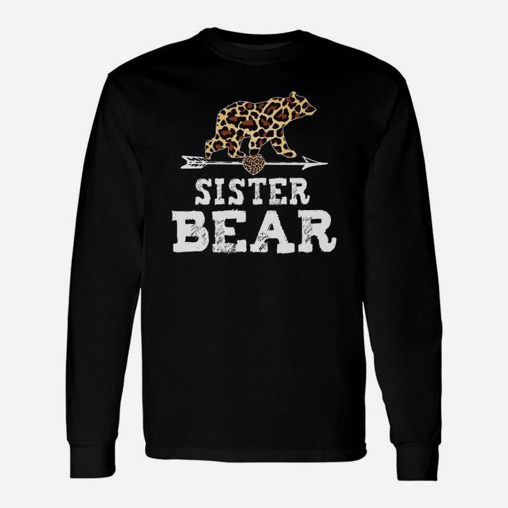 Sister Bear Leopard, sister presents Long Sleeve T-Shirt