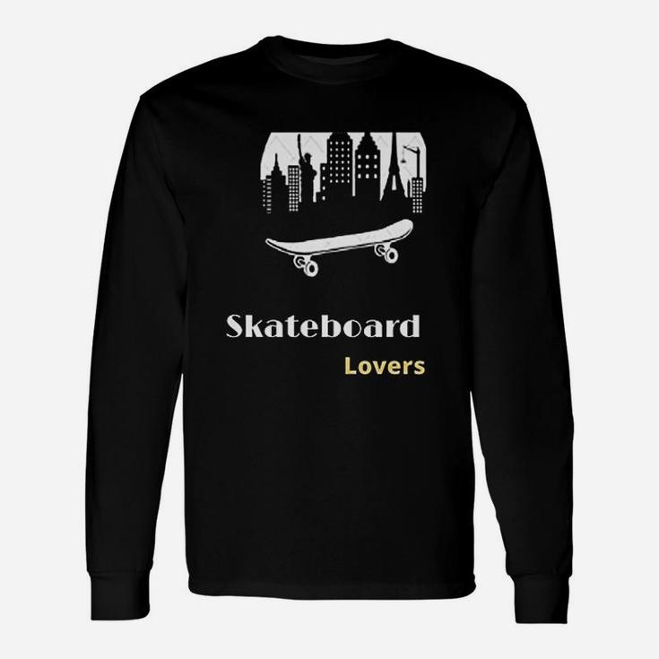 Skateboard Boys Classic Skateboard Saying Long Sleeve T-Shirt