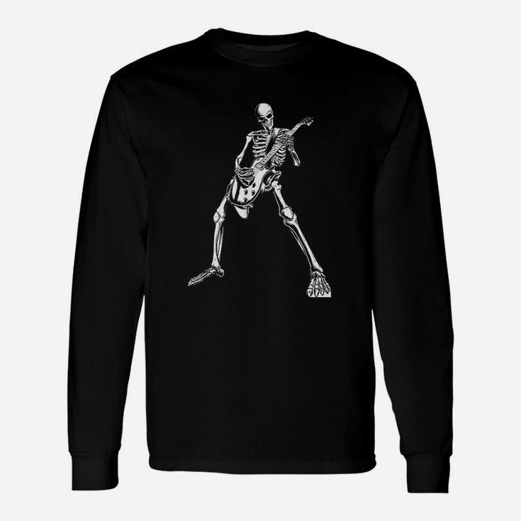 Skeleton Playing Guitar Electric Acoustic Classical T-Shirt