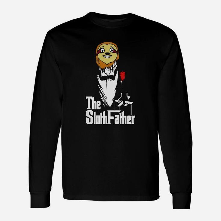 The Sloth Father, best christmas gifts for dad Long Sleeve T-Shirt