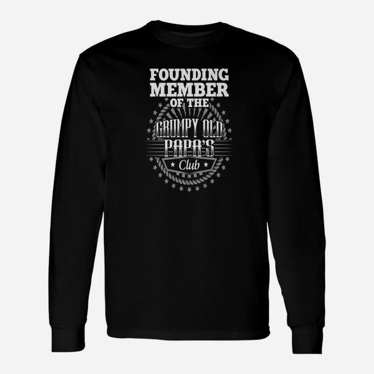 From Son Grandson Grumpy Old Papa Long Sleeve T-Shirt
