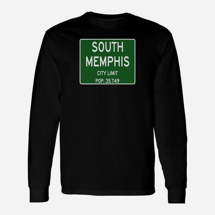 South Memphis Tennessee Street Sign T-shirt Long Sleeve T-Shirt