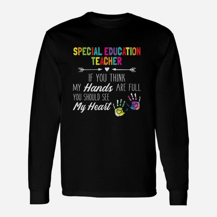Special Education Teacher Sped Squad Special Ed Long Sleeve T-Shirt