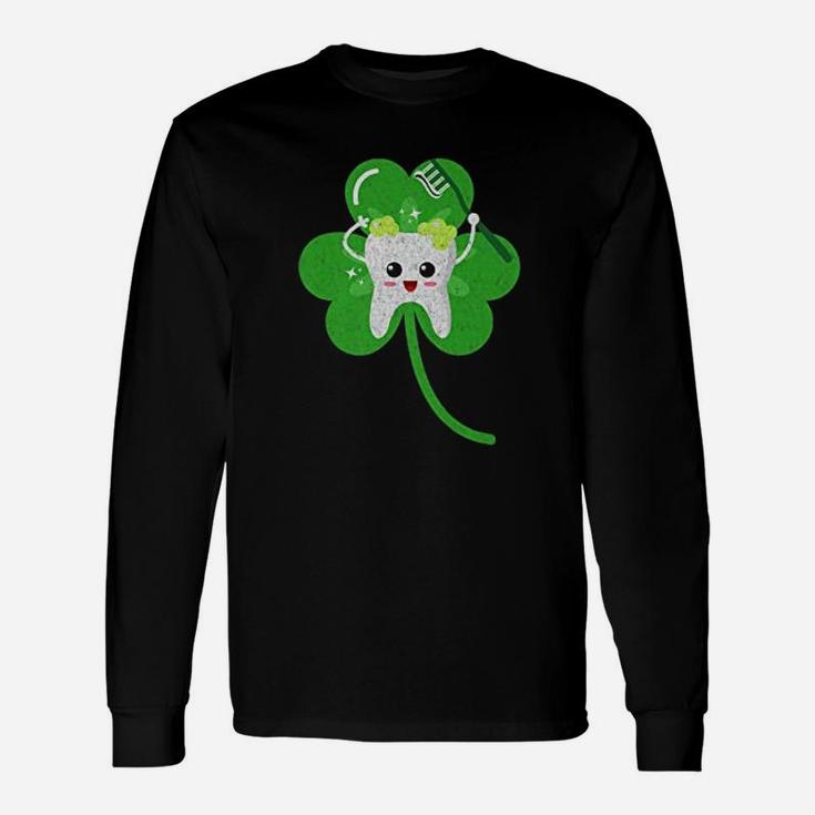 St Patricks Day For Dental Hygienists Or Dentists Long Sleeve T-Shirt