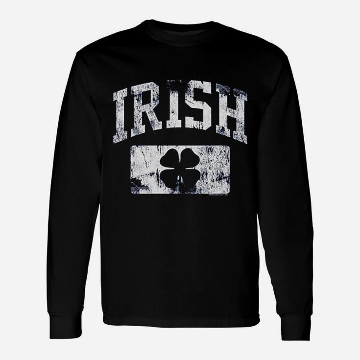 St Patricks Day Irish Athletic Vintage Distressed Irish Long Sleeve T-Shirt