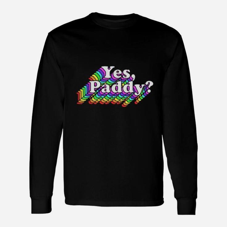 St Patricks Day Rainbow St Pattys Day Daddy Long Sleeve T-Shirt