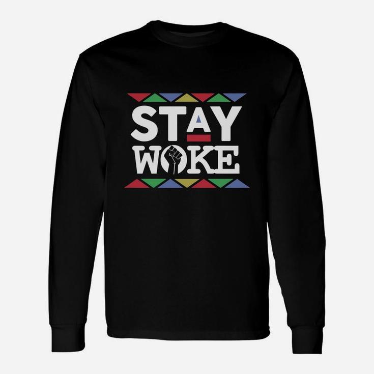 Stay Woke Power Fist T-shirt Long Sleeve T-Shirt