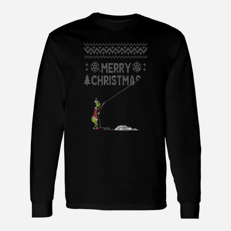 Stealing Christmas Ugly Sweater Uglythe Grinch Sweaters Long Sleeve T-Shirt