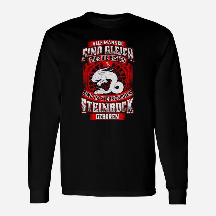 Steinbock Sternzeichen Geburtstag Geburt Langarmshirts