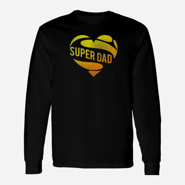 Super Dad Superhero Fathers Day Fathers Vintage Premium Long Sleeve T-Shirt